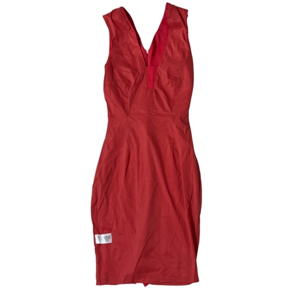 REISS Women’s Red Fitted Sheath Mini Dress - Picture 6 of 16